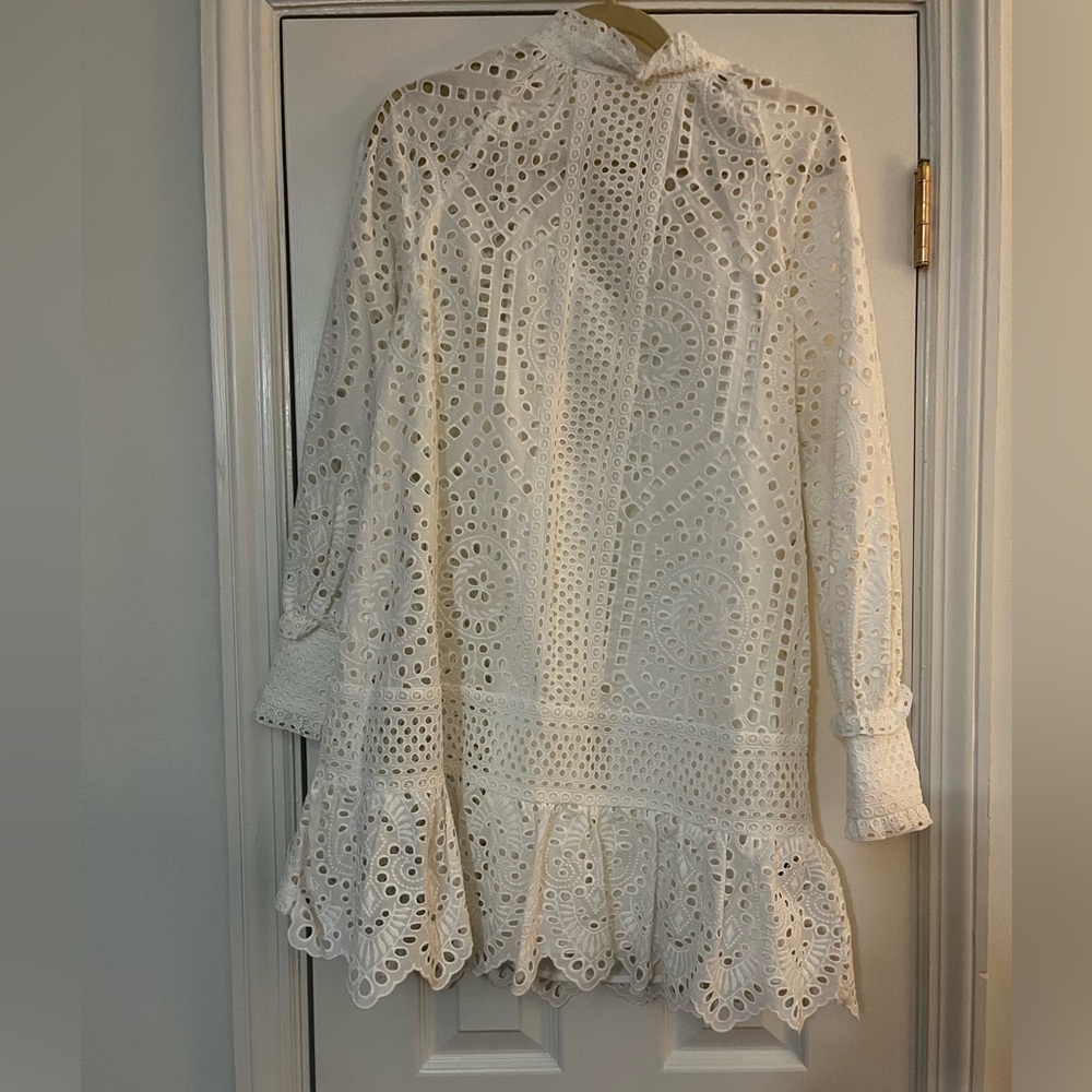Zara eyelet dress